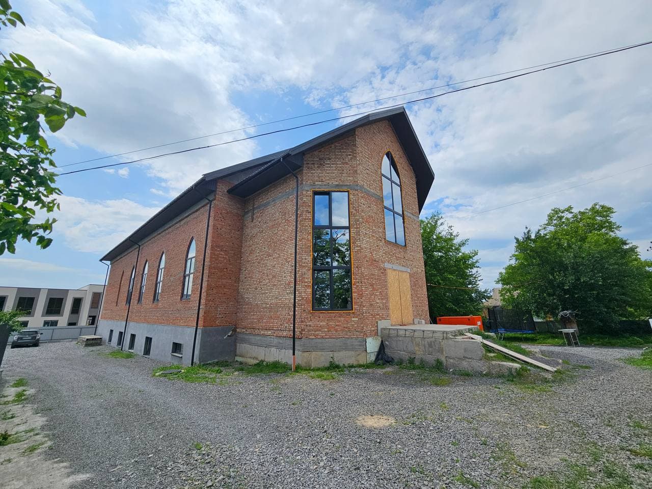 New Life Church building under construction in Zarvantsi, Ukraine